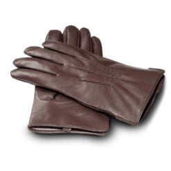 brązowe rękawiczki zimowe