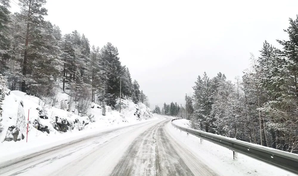 zima w górach