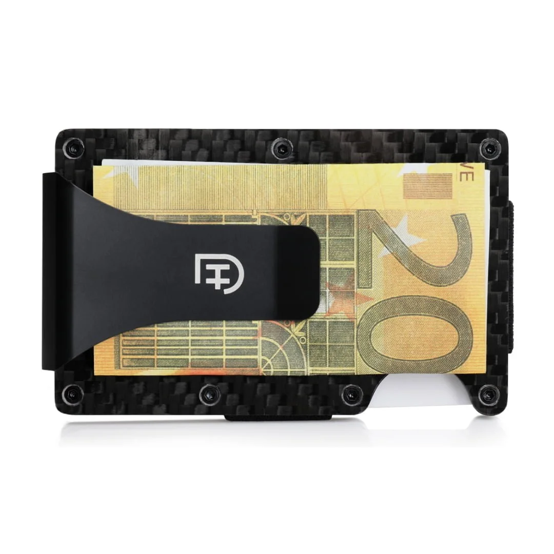 aluminiowy portfel z ochroną RFID