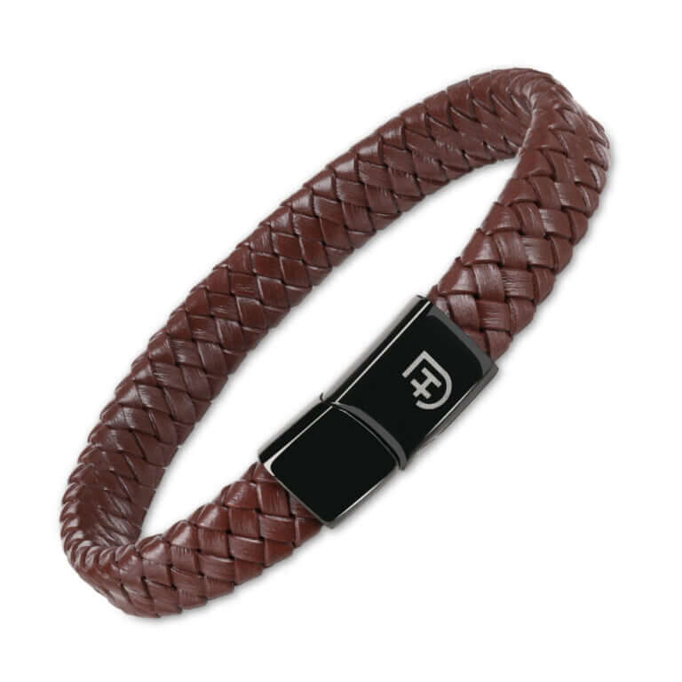 Leather Bracelet w kolorze brązowym