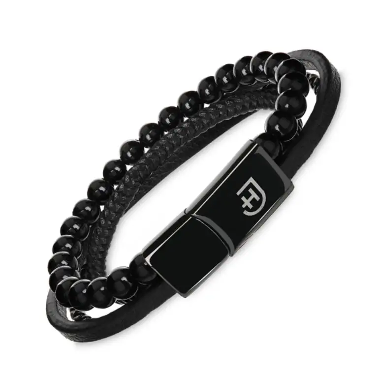 Stack Bracelet w kolorze czarnym