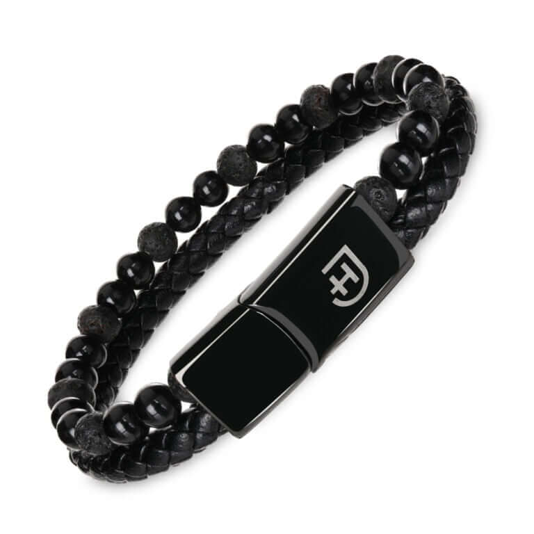 Stone Bracelet w kolorze czarnym