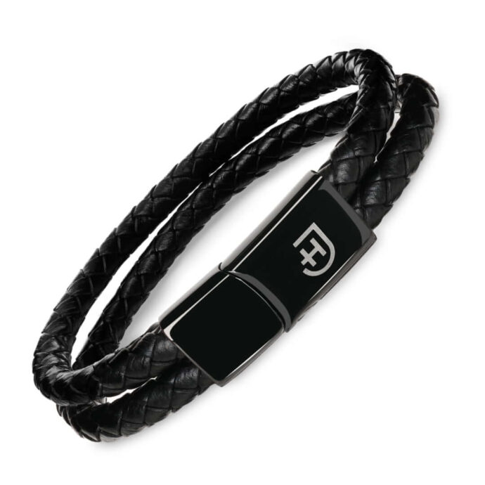 Double Bracelet w kolorze czarnym