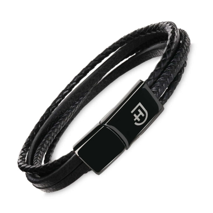 String Bracelet w kolorze czarnym