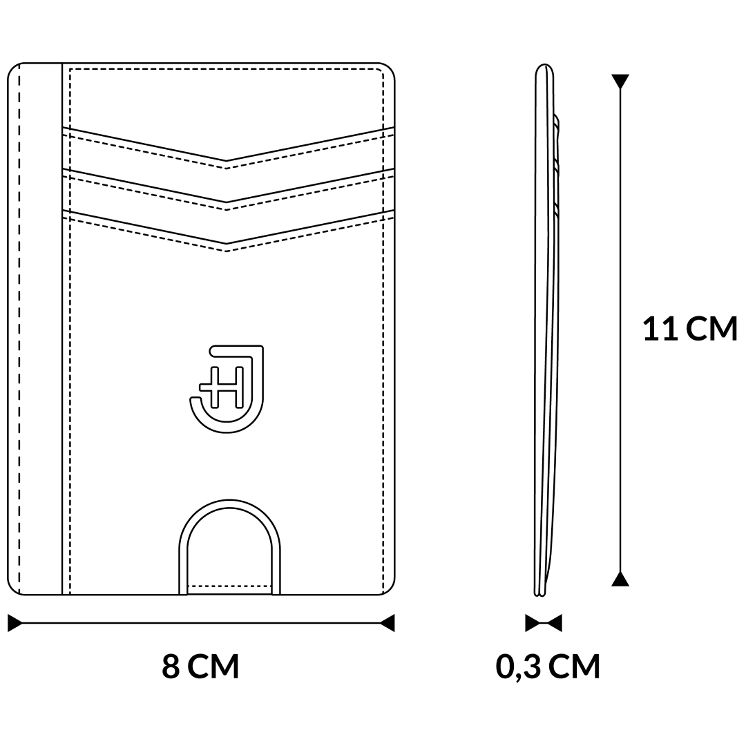 wymiary portfela Zip Wallet