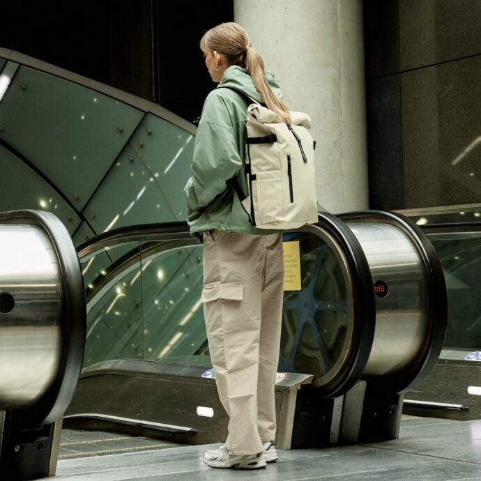 Rolltop Backpack sand