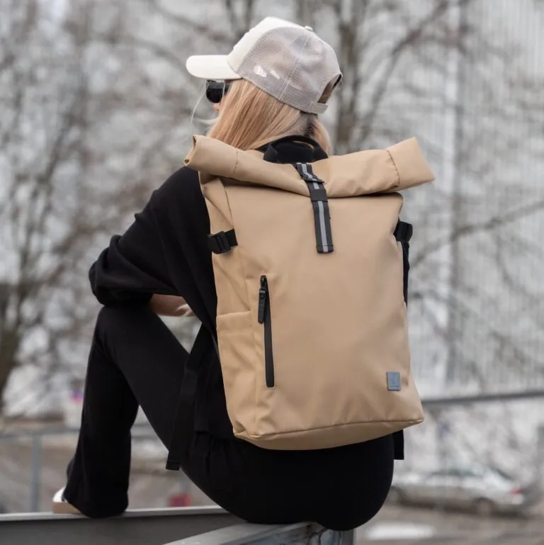 plecak Rolltop w kolorze taupe