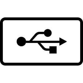 logo port USB