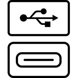 logo port USB