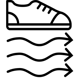 logo wentylowaną kieszeń na buty