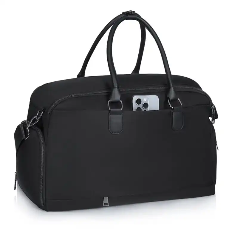 duffle bag w kolorze czarnym