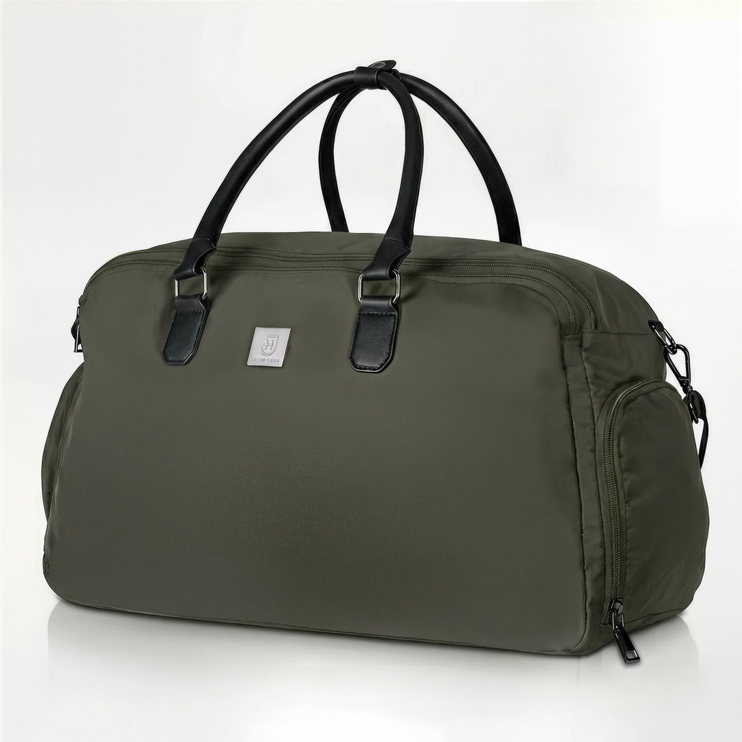 Lekka torba weekendowa na odzież, osobna kieszeń na buty i wbudowana kieszeń na kosmetyki, wodoodporna torba James Hawk Duffle Bag