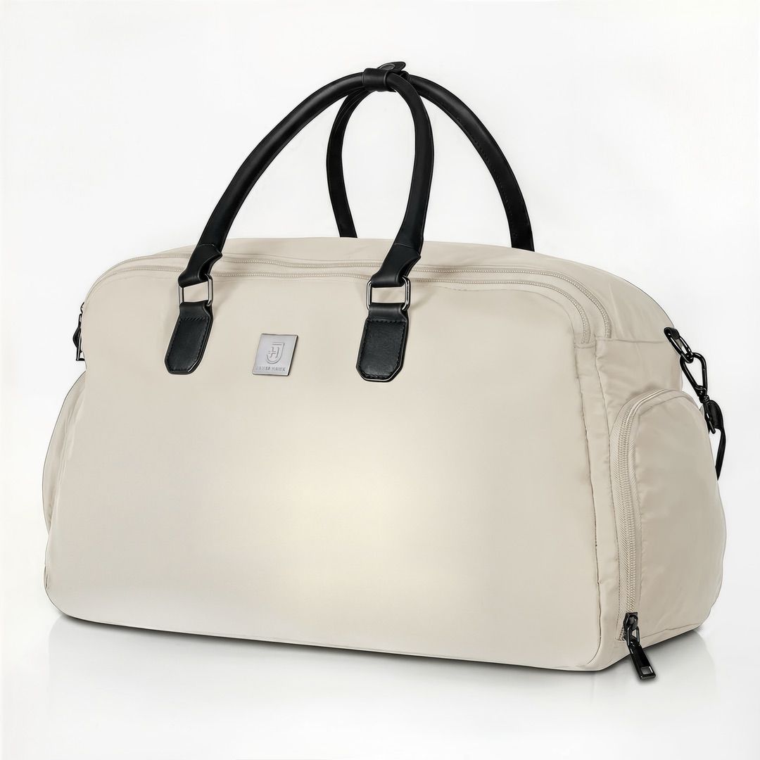 Lekka torba weekendowa na odzież, osobna kieszeń na buty i wbudowana kieszeń na kosmetyki, wodoodporna torba James Hawk Duffle Bag