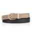 Damski pasek Dual Belt black/taupe